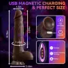 8 Inch Heated Vibrating Dildo thumbnail