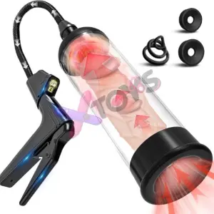 UTIMI Penis Pump for Men – Vacuum Enlarger with 3 Rings & 2 Sleeves