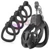Yivans Male Chastity Cage with 5 Rings thumbnail