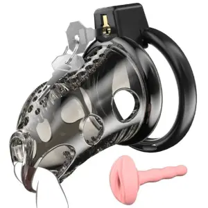 Male Chastity Cage – Lightweight 6 Ring Design