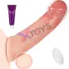 Vibrating Penis Sleeve – 10 Modes Remote Control Extender thumbnail