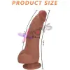 7 Inch Realistic Silicone Dildo with Suction Cup thumbnail